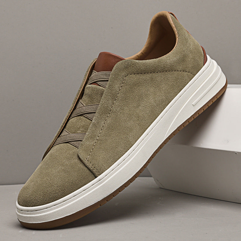 CHAUSSURES SLIP-ON EN DAIM POUR HOMME