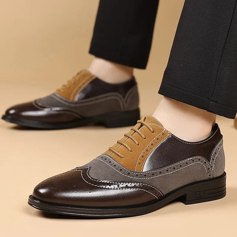 CHAUSSURES À LACETS BROGUE POUR HOMME